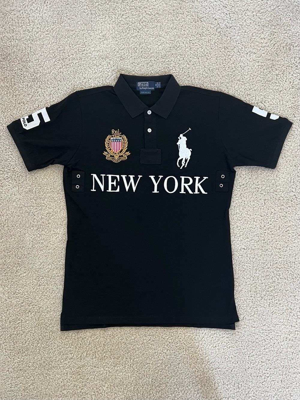 Polo Ralph Lauren - New York USA - Chief Keef Y2K - Big Pony Polo Shirt